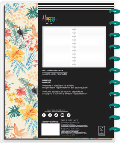 Image of The Happy Planner Wild Jungle Big Notebook