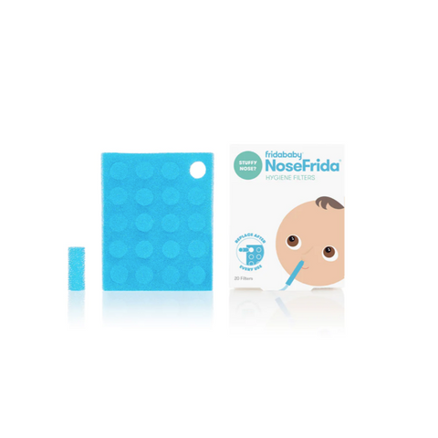 Image of An image of the Nosefrida Hygiene Filters with product packaging