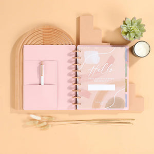 The Happy Planner Blush Classic Deluxe Snap In Cover