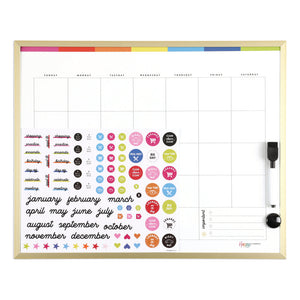 The Happy Planner Colorblock Dry Erase Board