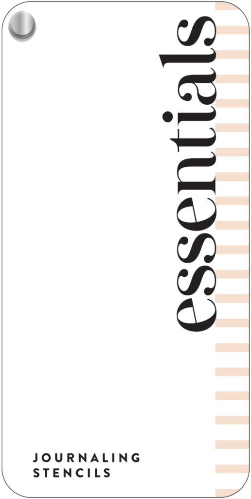 The Happy Planner Essentials Stencil Fan Book