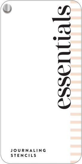 The Happy Planner Essentials Stencil Fan Book