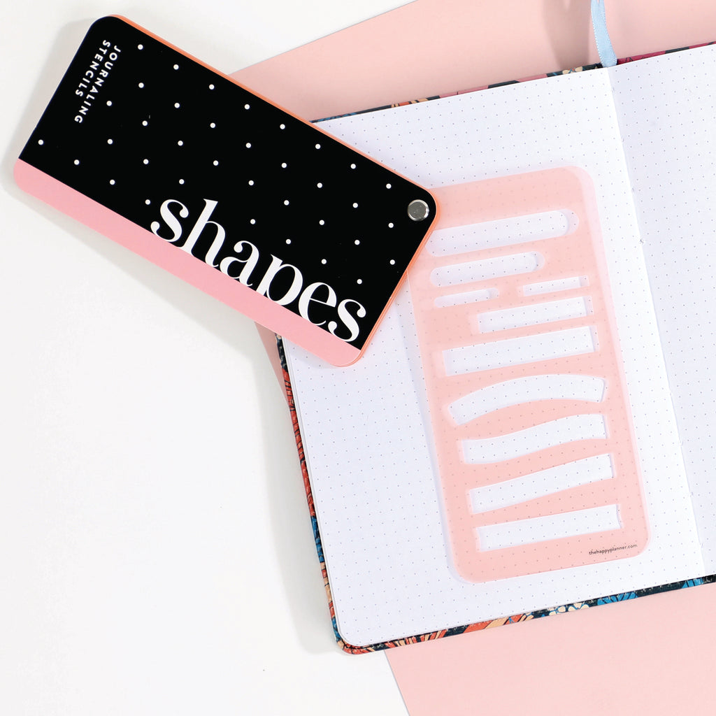 The Happy Planner Shapes Stencil Fan Book