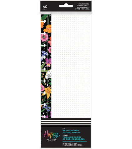 Image of The Happy Planner Moody Blooms Big Folded Fill Paper