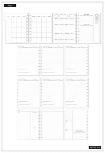 The Happy Planner Know Your Worth Classic 12 Month Budget Planner