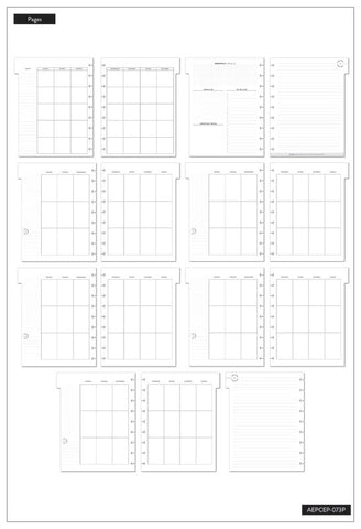 Image of The Happy Planner Work Life Modernist Classic Extension Pack