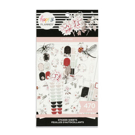 The Happy Planner La Fleur Classic 30 Sheet Sticker Value Pack