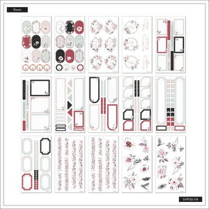 The Happy Planner La Fleur Classic 30 Sheet Sticker Value Pack