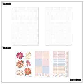 The Happy Planner Retro Blooms Dot Grid Journal