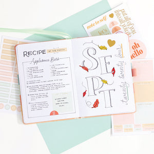 The Happy Planner Sunset Stripe Dot Grid Journal