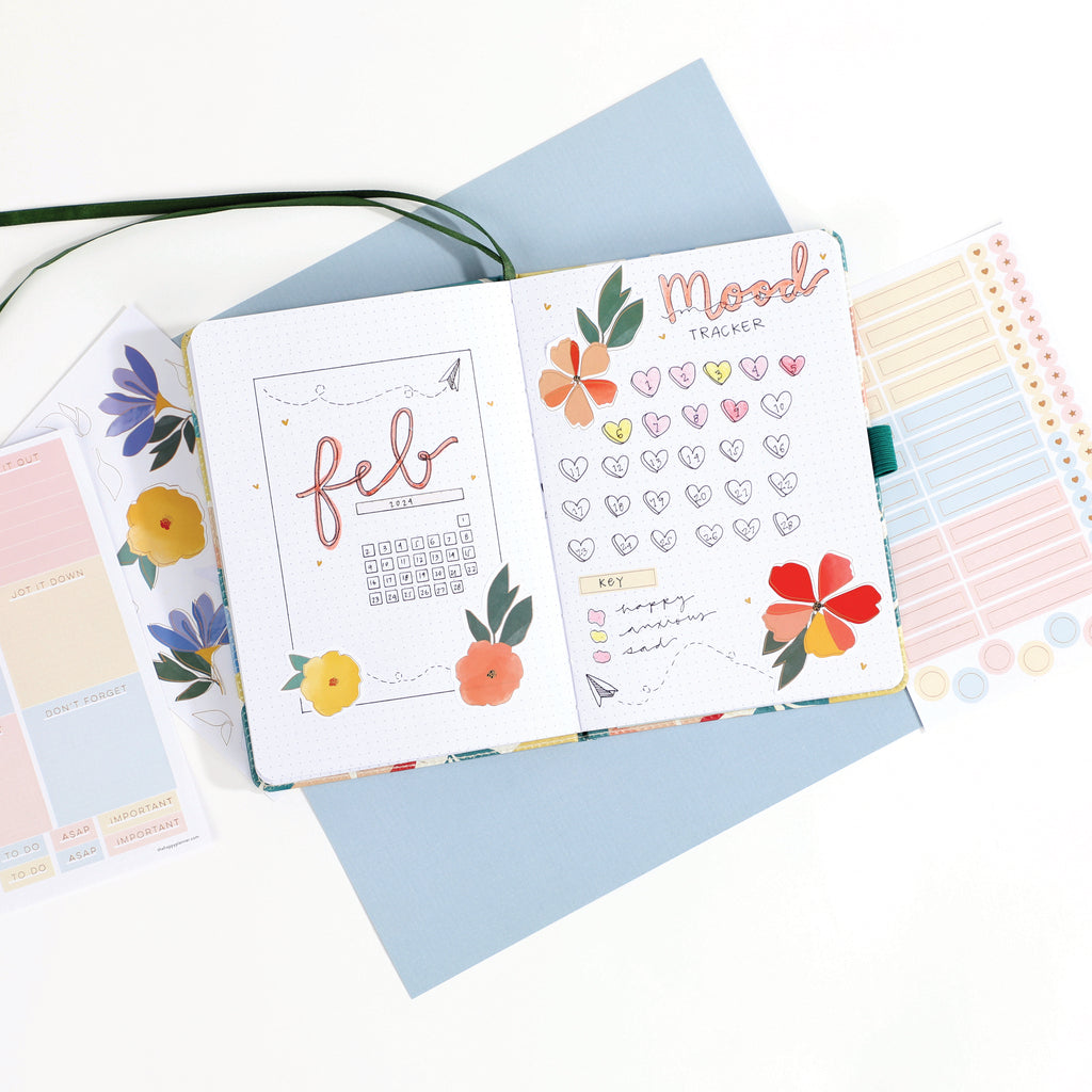 The Happy Planner Muted Meadow Dot Grid Journal