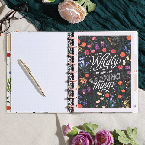 Image of The Happy Planner Moody Blooms Classic Notebook