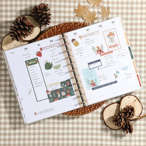 Image of The Happy Planner Woodland Seasons Big 12 Month Planner