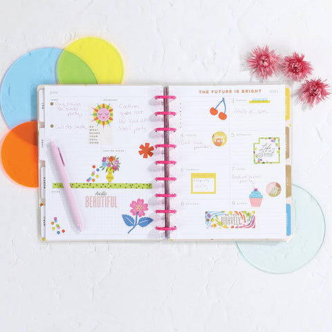 Image of The Happy Planner Sunny Risograph Classic 12 Month Planner