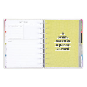 The Happy Planner Bright Budget Classic 12 Month Planner