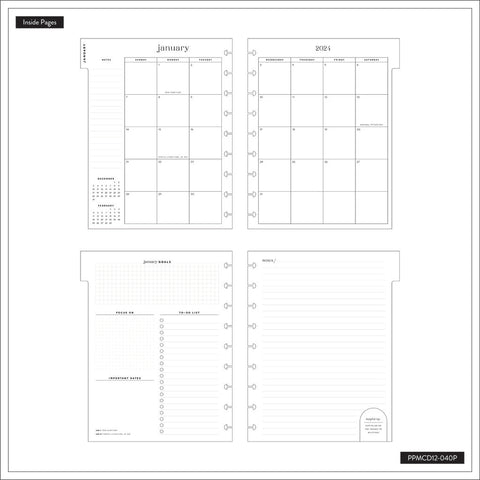 Image of The Happy Planner Work + Life Classic 12 Month Planner