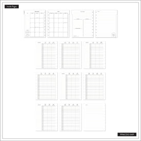 The Happy Planner Work + Life Classic 12 Month Planner