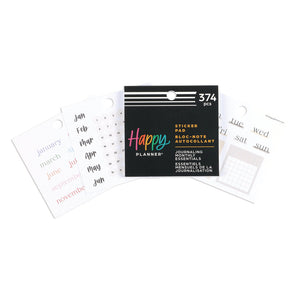 The Happy Planner Journaling Monthly Essentials Tiny Sticker Pad