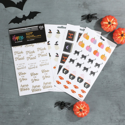 Image of The Happy Planner Halloween 5 Sheet Sticker Sheet