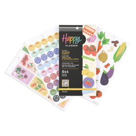 The Happy Planner Cooking 101 30 Sheet Sticker Value Pack