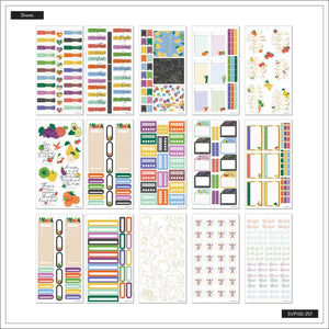 The Happy Planner Cooking 101 30 Sheet Sticker Value Pack