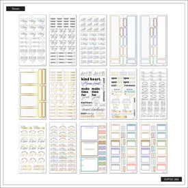 The Happy Planner Recovery 30 Sheet Sticker Value Pack