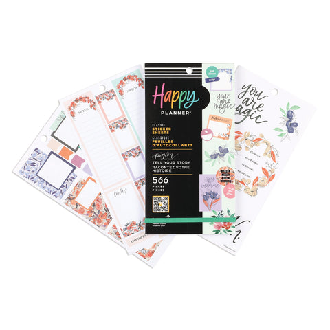 Image of The Happy Planner Peggy Dean 30 Sheet Sticker Value Pack