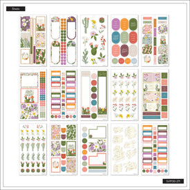 The Happy Planner Superbloom 30 Sheet Sticker Value Pack