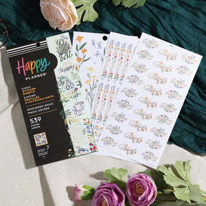 The Happy Planner Grounded Magic 30 Sheet Sticker Value Pack