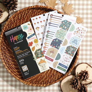The Happy Planner Woodland Seasons 30 Sheet Sticker Value Pack