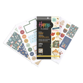 The Happy Planner Woodland Seasons 30 Sheet Sticker Value Pack