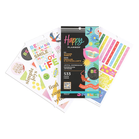 Image of The Happy Planner Joyful Expression 30 Sheet Sticker Value Pack