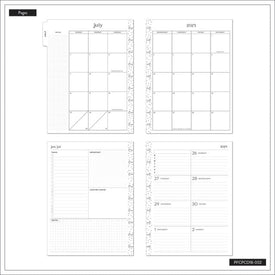 The Happy Planner Beautiful & Brave Frosted Cover Classic 18 Month Planner