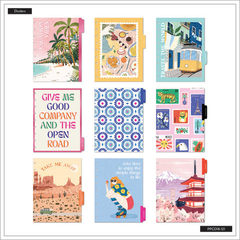 Image of The Happy Planner Bright Travels Classic 18 Month Planner