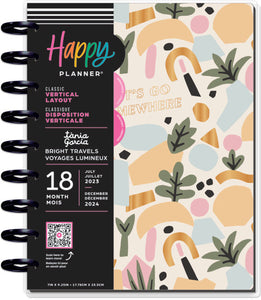 The Happy Planner Bright Travels Classic 18 Month Planner