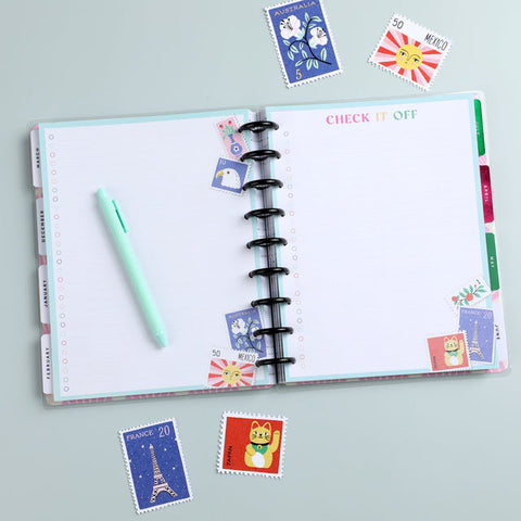 Image of The Happy Planner Bright Travels Classic Fill Paper