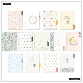 The Happy Planner Cottagecore Florals Classic 12 Month Planner