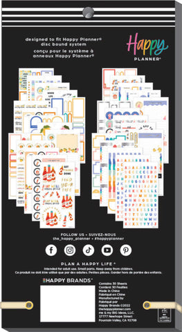 Image of The Happy Planner Fun Illustrations Classic 30 Sheet Sticker Value Pack