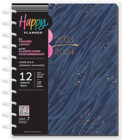 Image of Front Cover of the Gone Wild Big 12 month Planner by Happy Planner