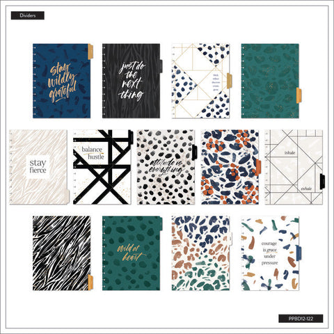 Image of Internal dividers of the Gone Wild Big 12 month Planner by Happy Planner