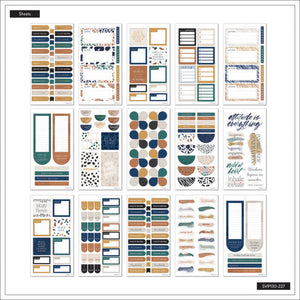 Internal View of the Gone Wild Big 30 sheet sticker pack by Happy Planner