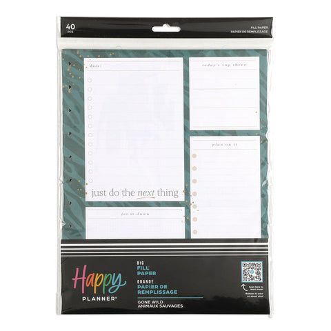 Image of Front View of the Gone Wild Big Fill Paper
