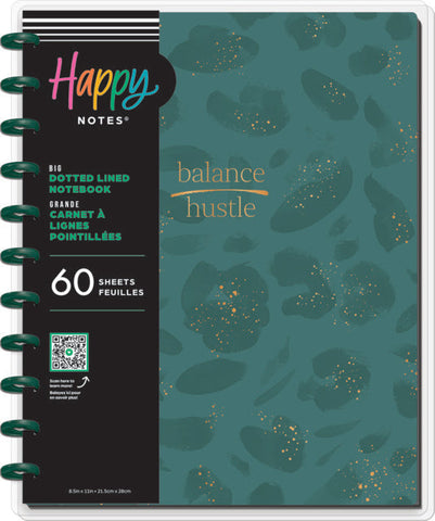 Image of Front cover of the Gone Wild Big Notebook by Happy Planner