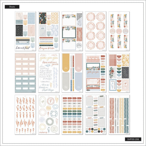 Image of The Happy Planner Homesteader Classic 30 Sheet Sticker Value Pack