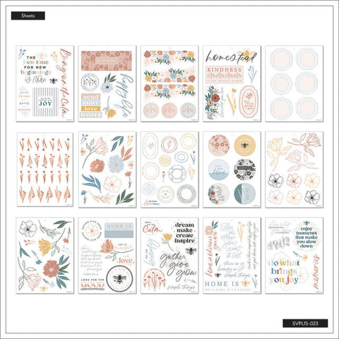 Image of The Happy Planner Homesteader Large Sticker Value Pack