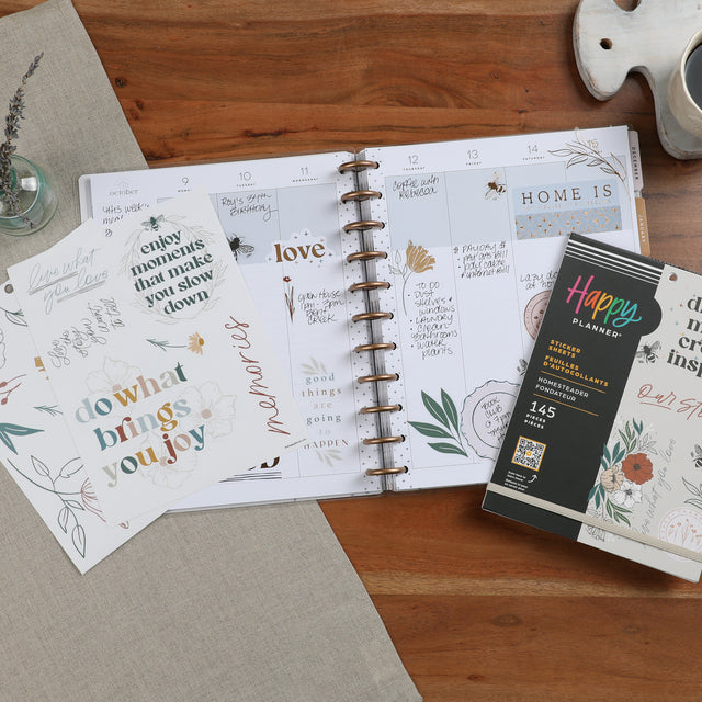 The Happy Planner Homesteader Large Sticker Value Pack