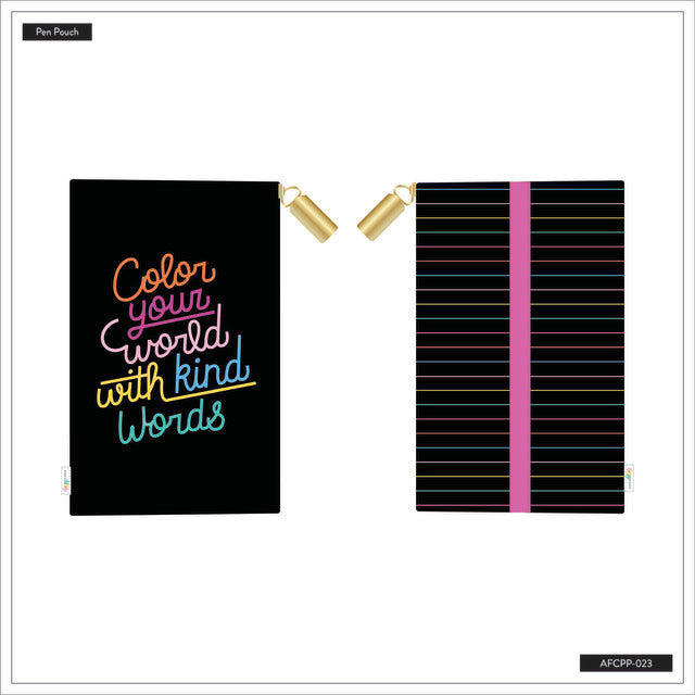 The Happy Planner Spread Some Happy Elastic Pen Pouch