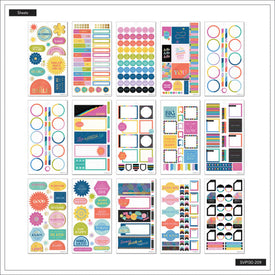 The Happy Planner Spread Some Happy Mini 30 Sheet Sticker Value Pack