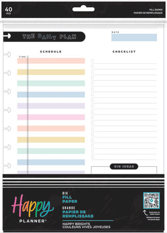 Image of The Happy Planner Happy Brights Big Fill Paper