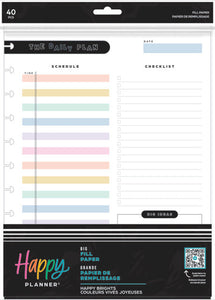 The Happy Planner Happy Brights Big Fill Paper